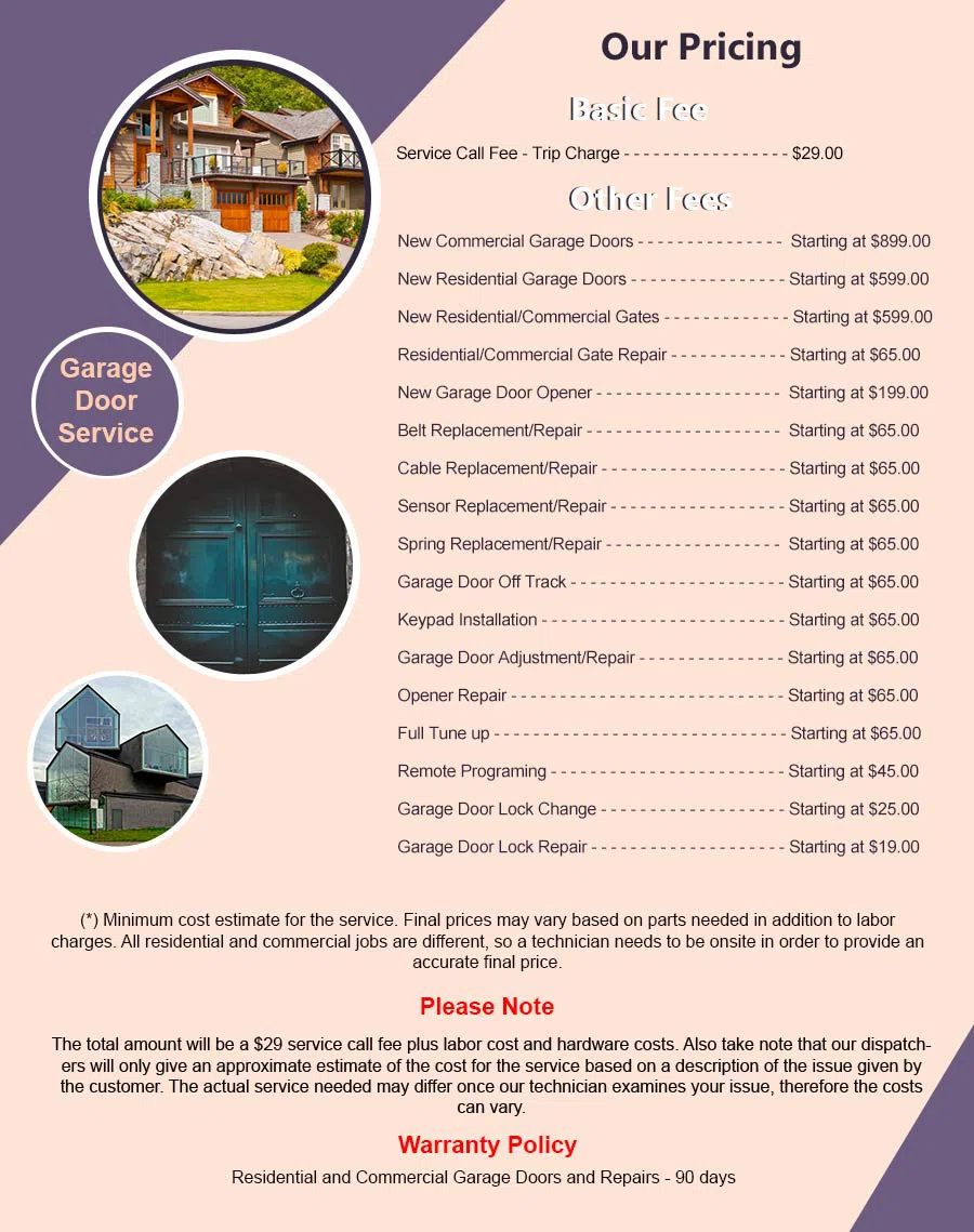 Community Garage Door Service Norwood, NJ 201-467-8303